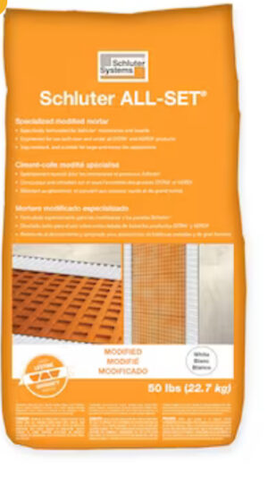 Schluter Ditra All Set Thin Set/Mortar